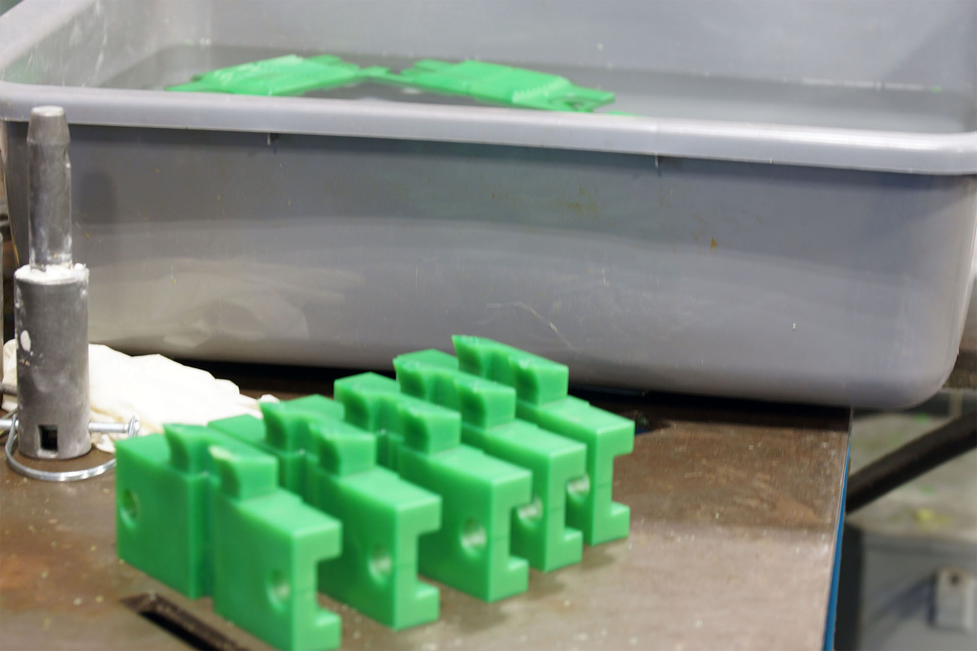 Green wax molds